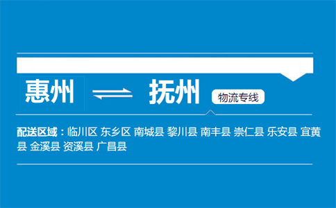 惠州到撫州物流專(zhuān)線